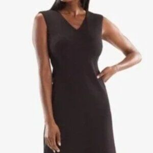 M.M. Lafleur The Evelyn Dress Textured Ponte Dress Black